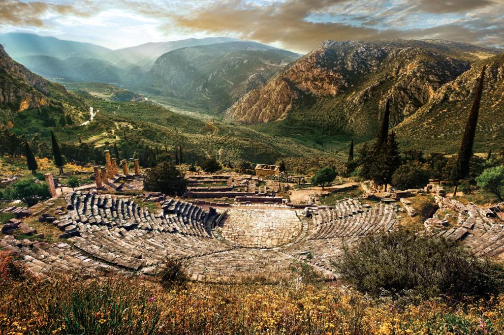 ancient theatre, Delphi